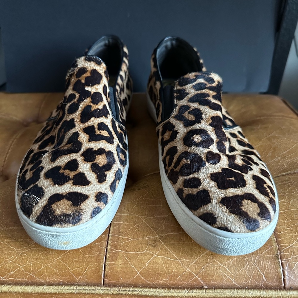 Michael Kors Size 11 Animal Print Slip On Sneakers